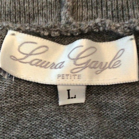 Laura Gayle -  Light grey cowl neck sweater - Picture 6 of 7